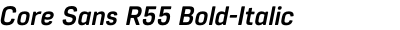 Core Sans R55 Bold-Italic